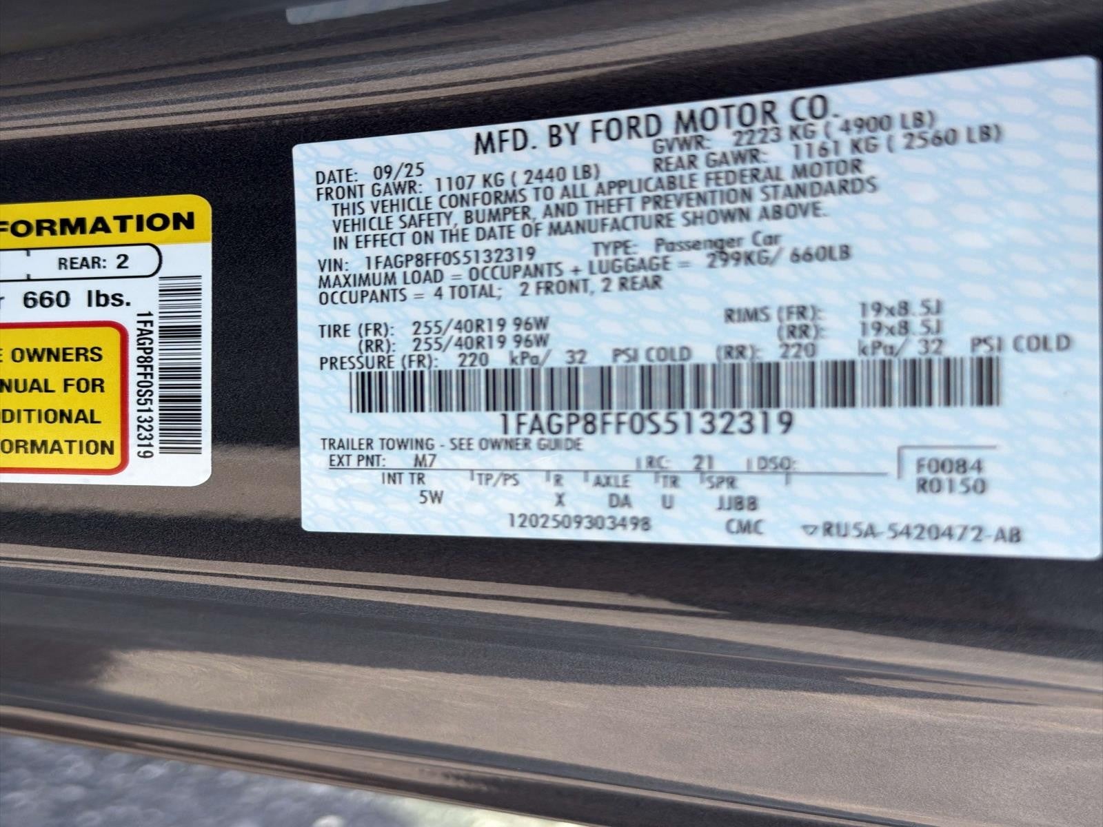 2025 Ford Mustang GT Premium