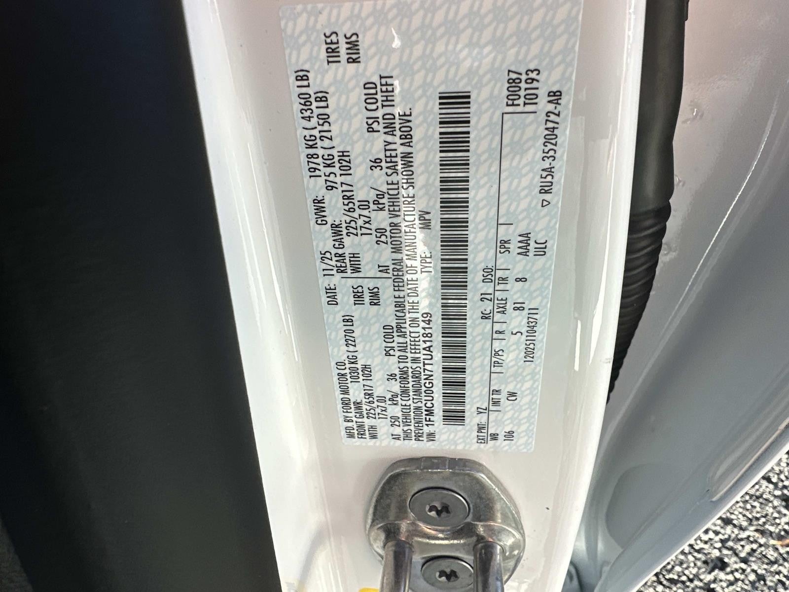 2026 Ford Escape ACTIVE FWD