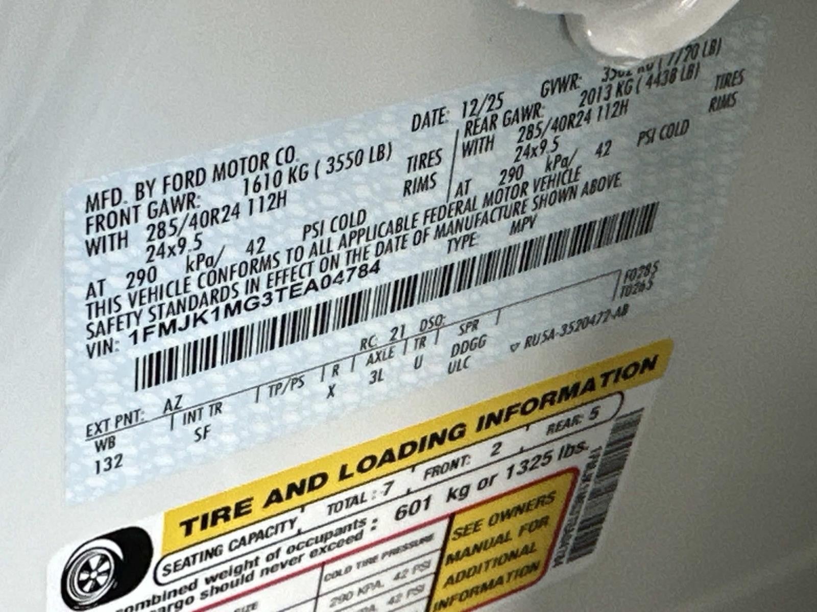 2026 Ford Expedition Max PLATINUM 4X4