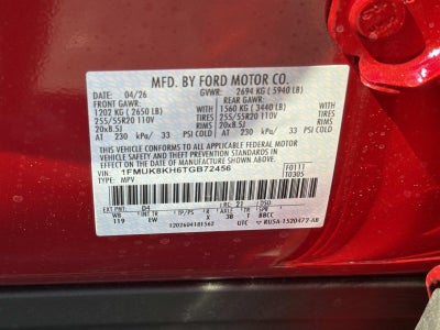 2026 Ford Explorer ST-LINE 4WD