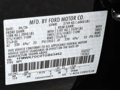 2026 Ford Explorer ST RWD