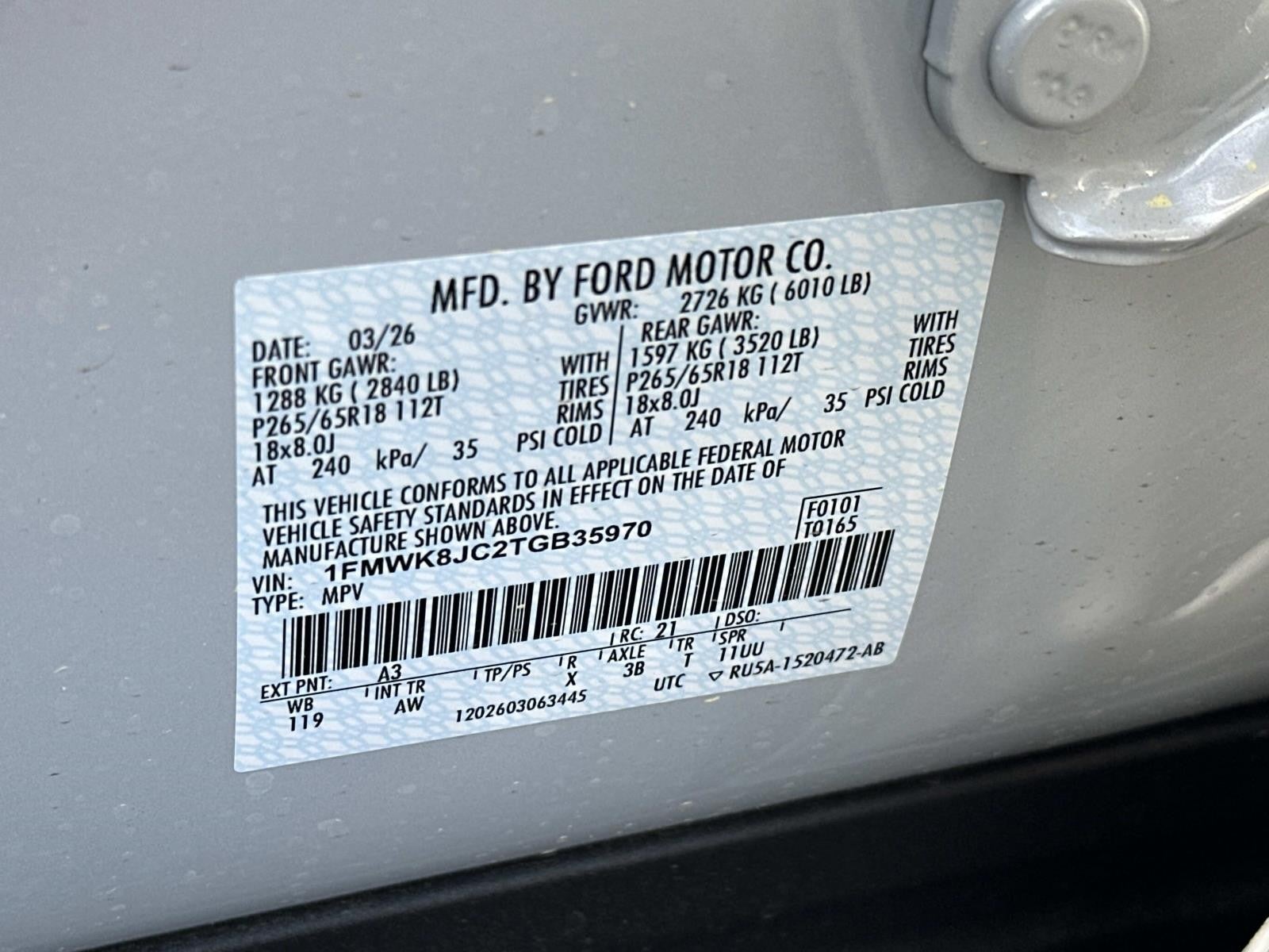 2026 Ford Explorer TREMOR 4WD