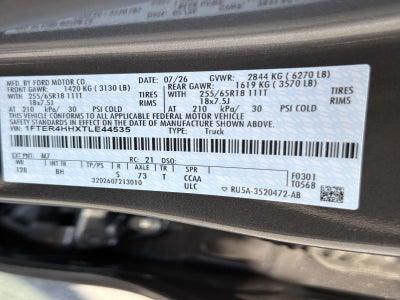2026 Ford Ranger XLT 4WD SUPERCREW 5' BOX
