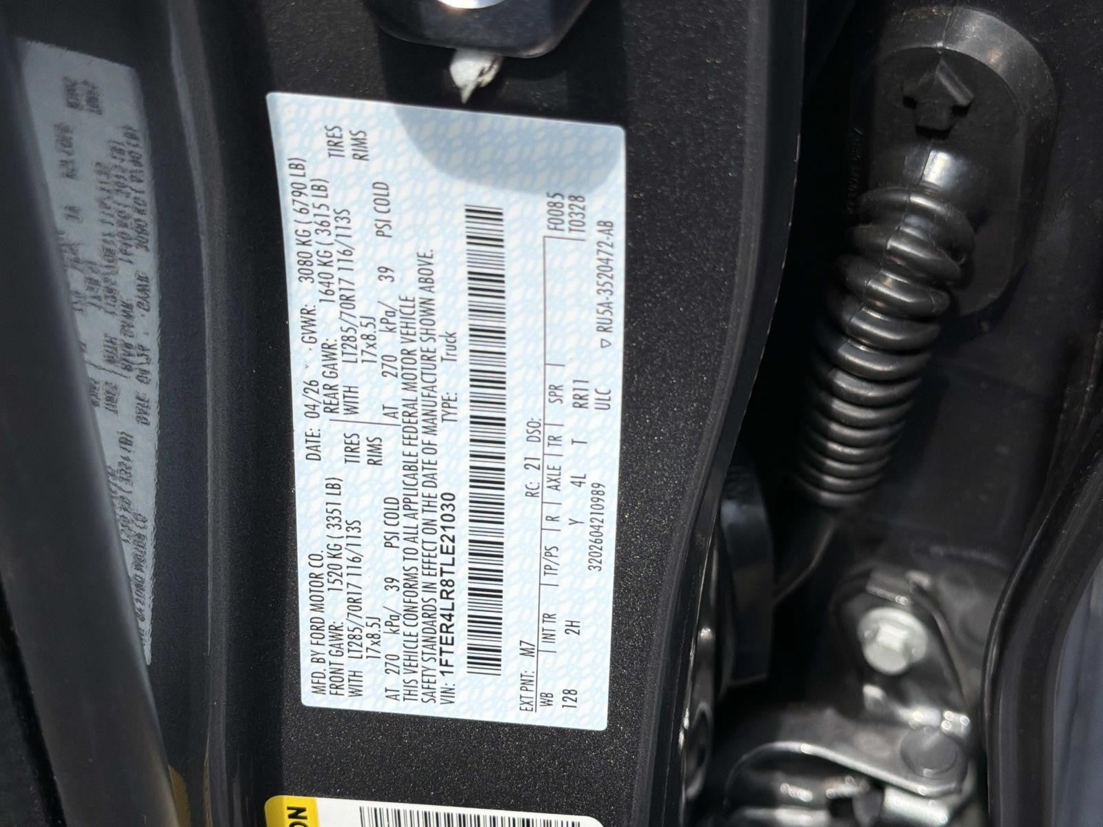 2026 Ford Ranger RAPTOR 4WD SUPERCREW 5' B