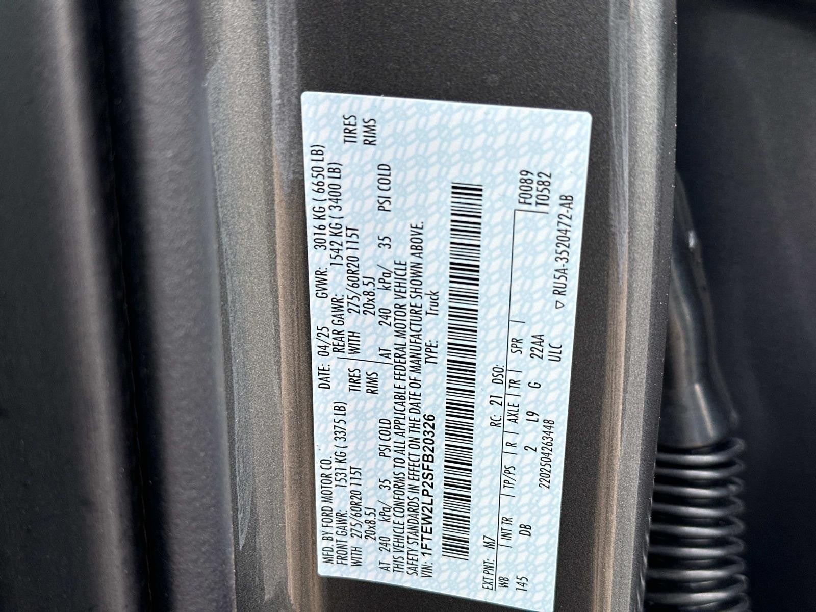 2025 Ford F-150 STX 4WD SUPERCREW 5.5' BO