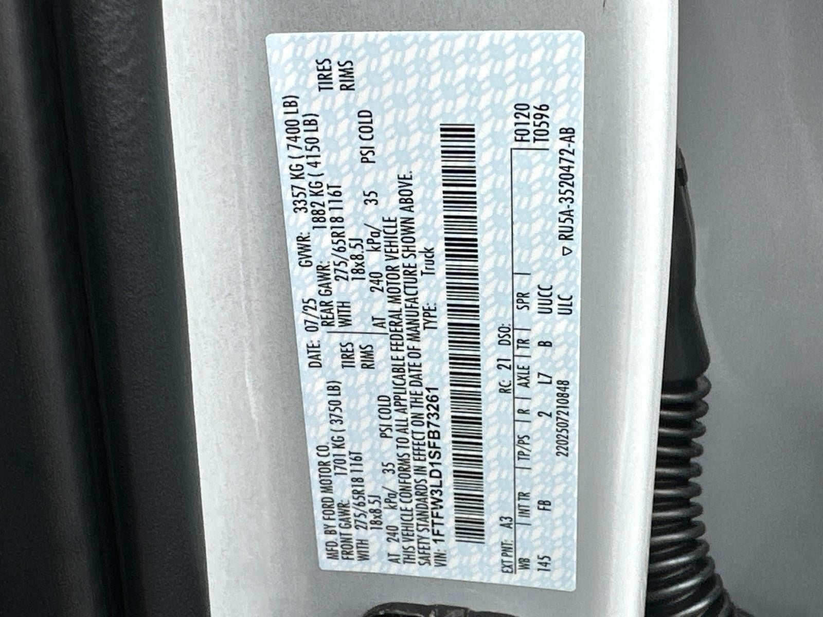 2025 Ford F-150 XLT 4WD SUPERCREW 5.5' BO