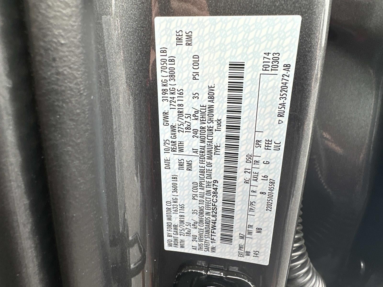 2025 Ford F-150 TREMOR 4WD SUPERCREW 5.5'