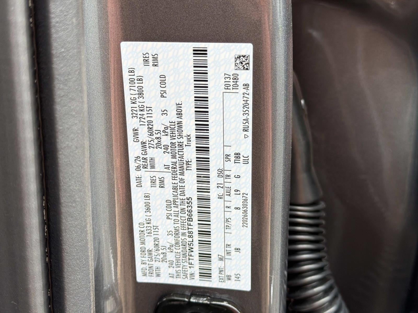 2026 Ford F-150 LARIAT 4WD SUPERCREW 5.5'