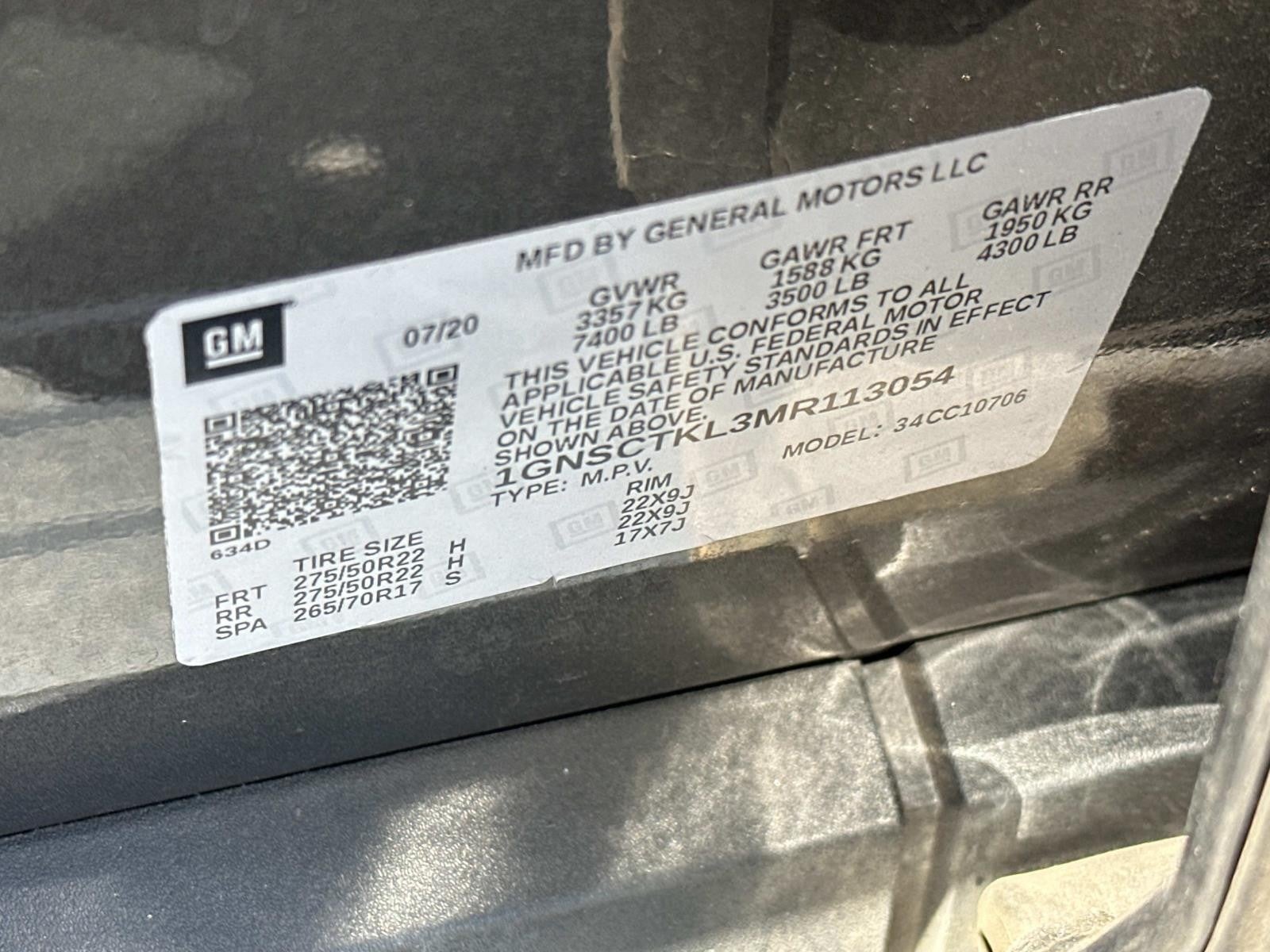 2021 Chevrolet Tahoe High Country