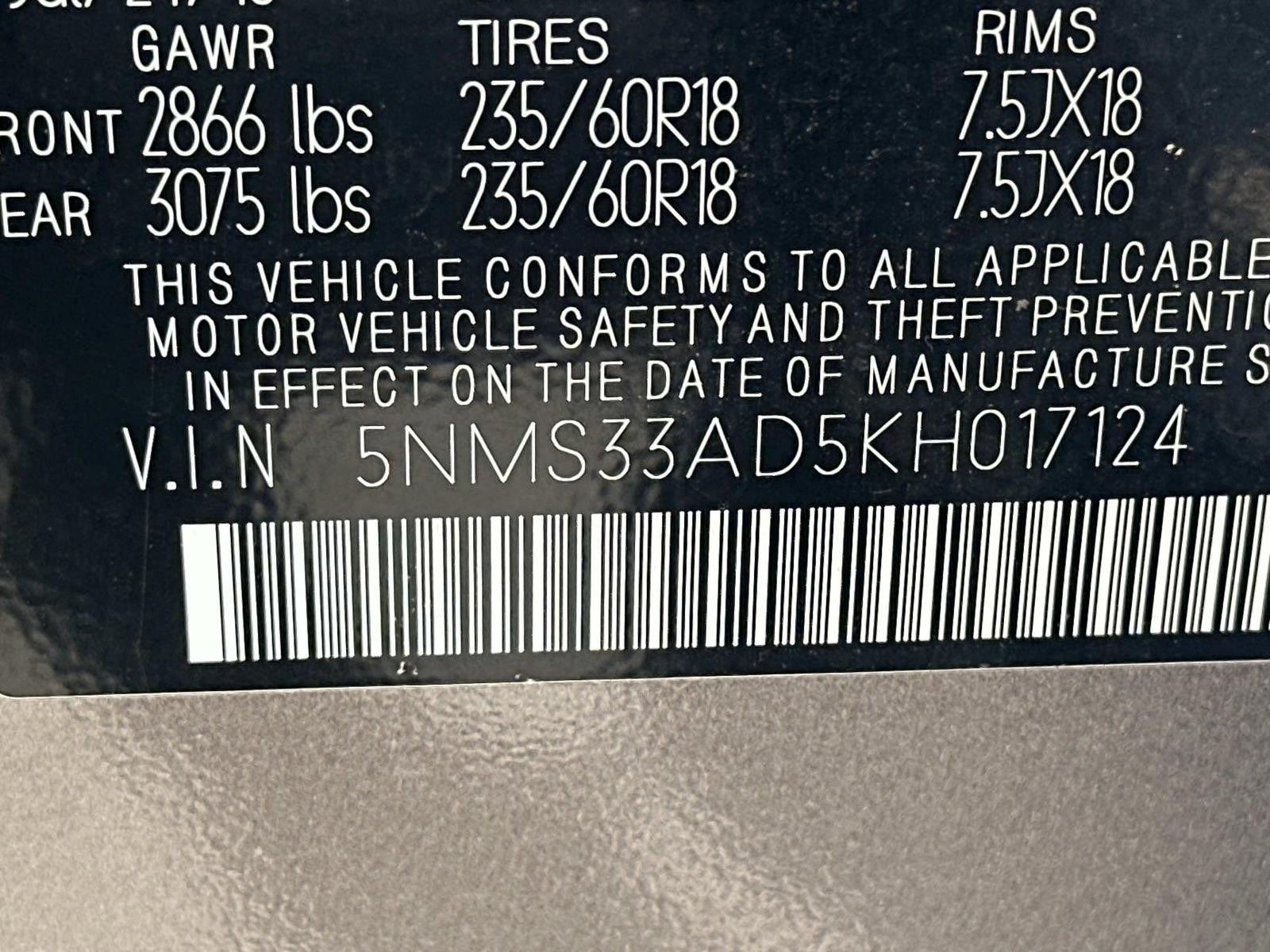 2019 Hyundai Santa Fe SEL
