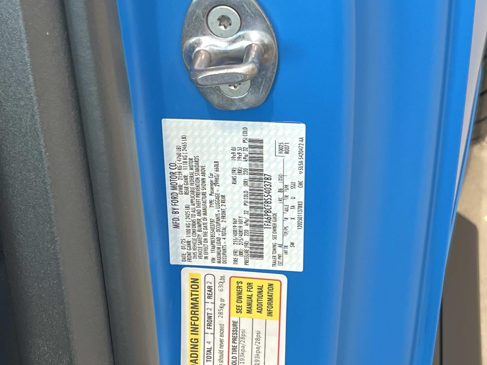 2025 Ford Mustang GT Premium RTR Spec 3