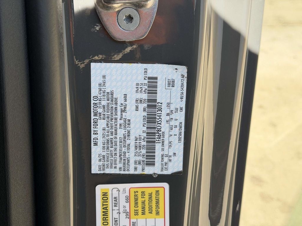 2025 Ford Mustang GT Premium RTR Spec 3