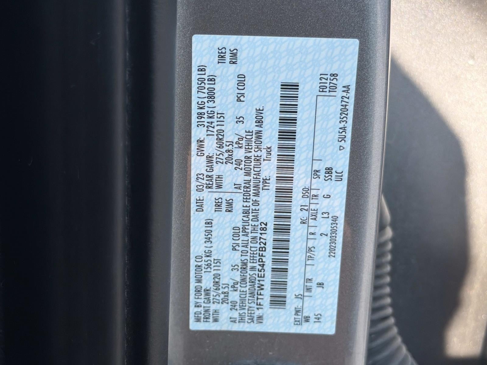 2023 Ford F-150 XL 4WD SUPERCREW 5.5' BOX