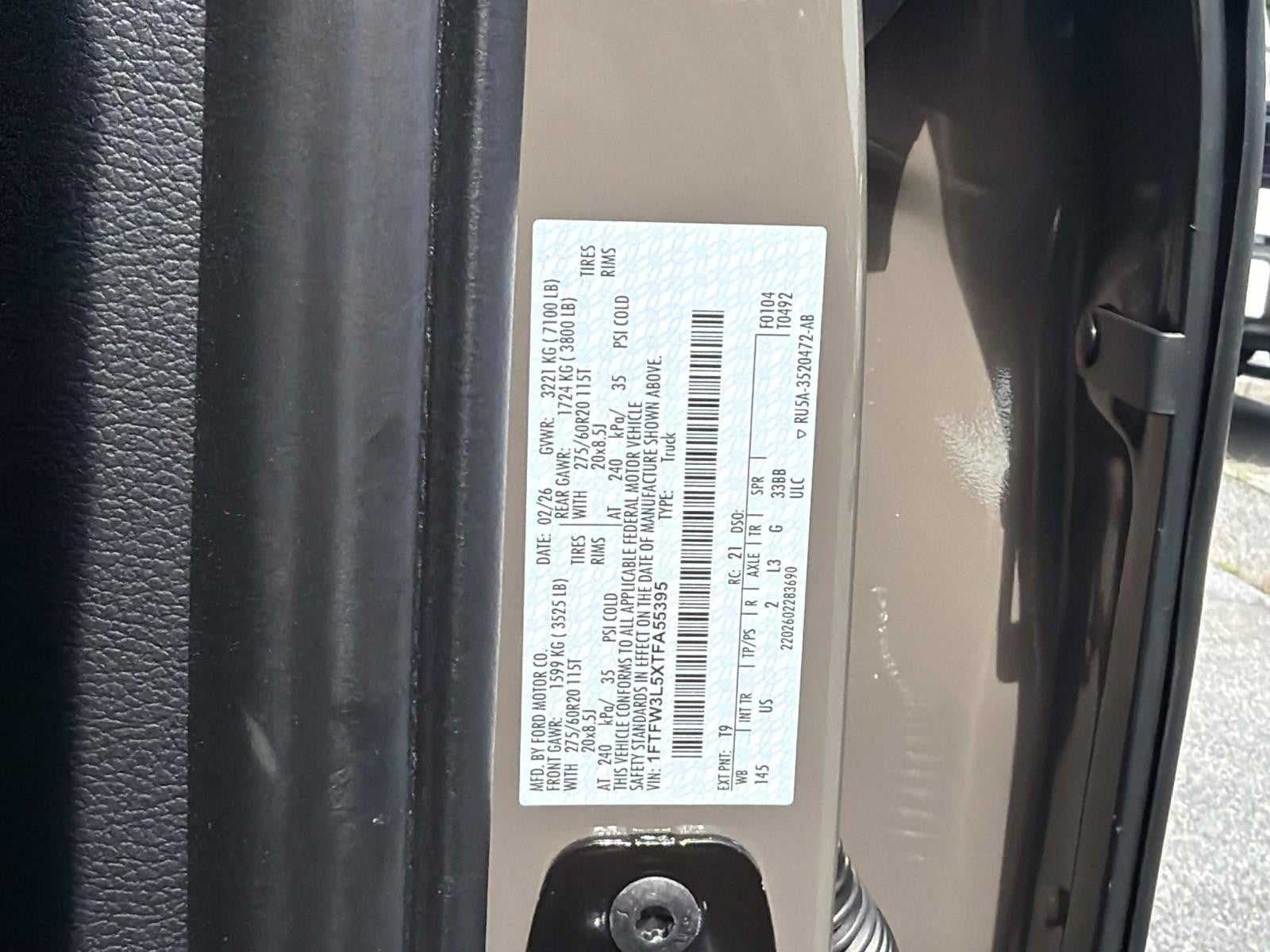 2026 Ford F-150 XLT 4WD SUPERCREW 5.5' BO