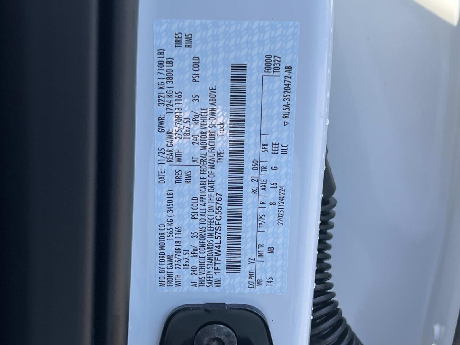 2025 Ford F-150 Tremor