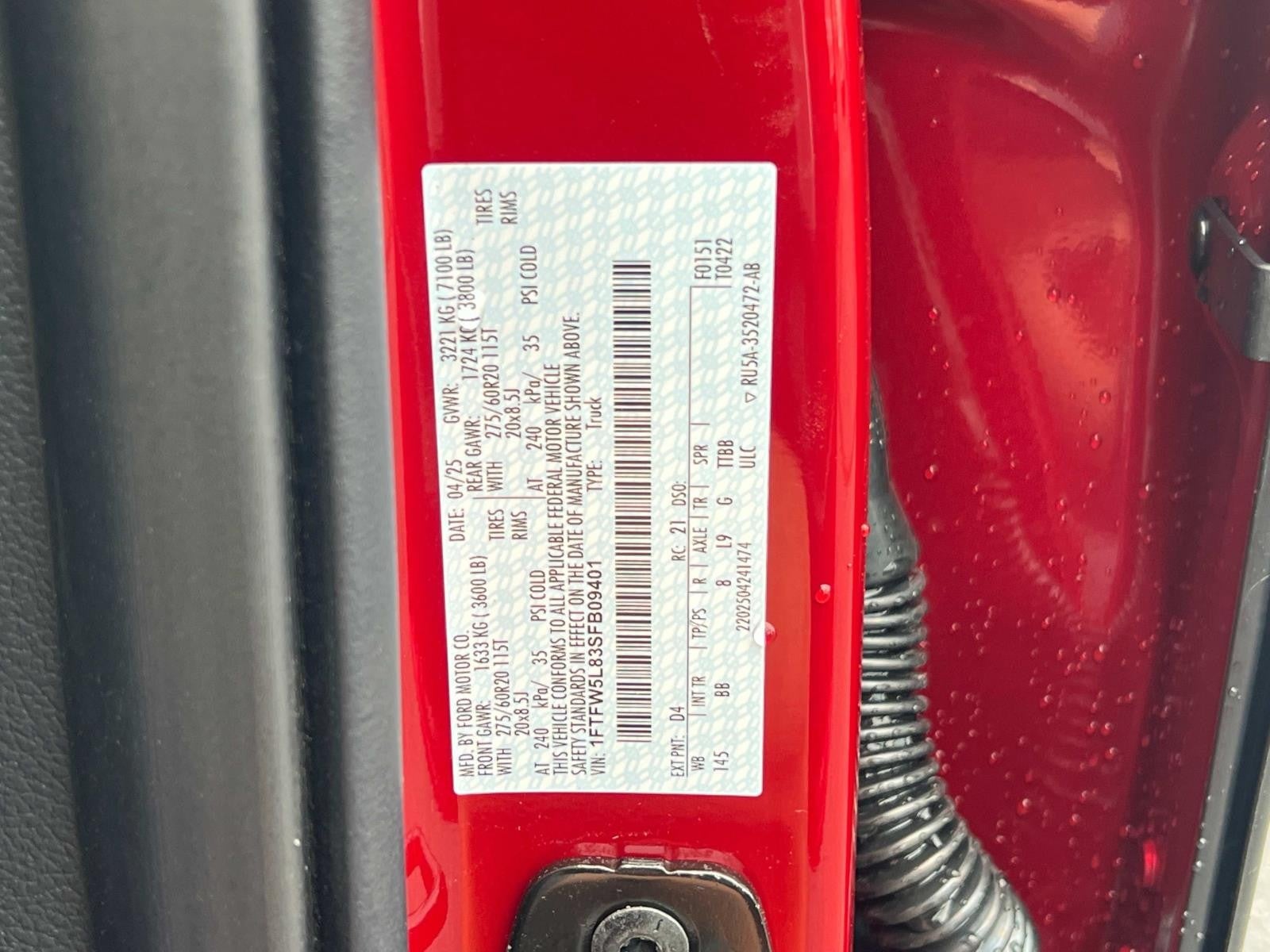 2025 Ford F-150 LARIAT 4WD SUPERCREW 5.5'