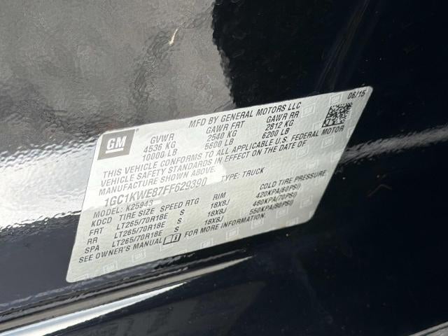 2015 Chevrolet Silverado 2500HD Built After Aug 14 LTZ