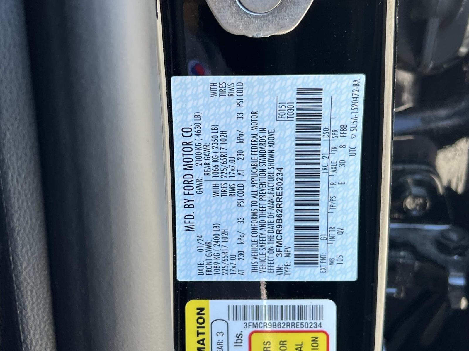 2024 Ford Bronco Sport BIG BEND 4X4