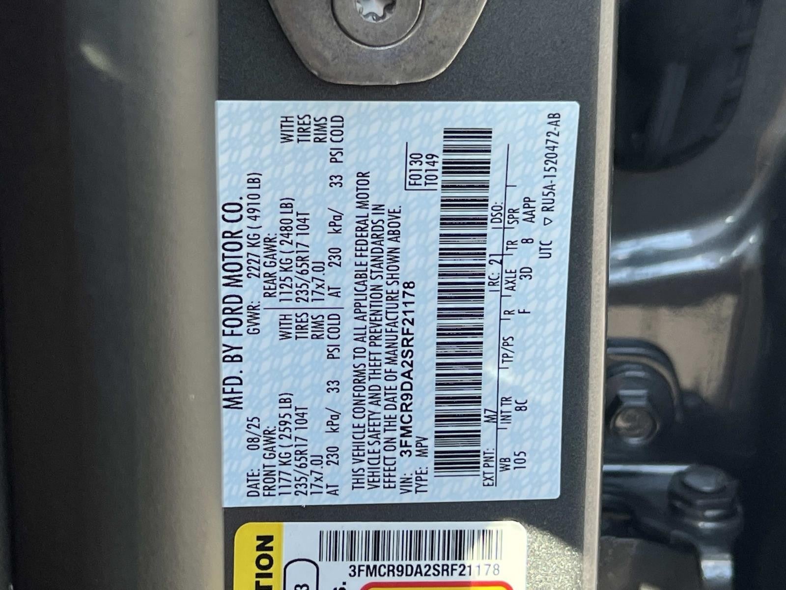 2025 Ford Bronco Sport Badlands