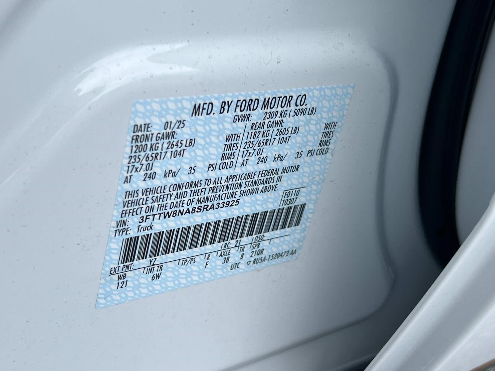 2025 Ford Maverick TREMOR AWD SUPERCREW