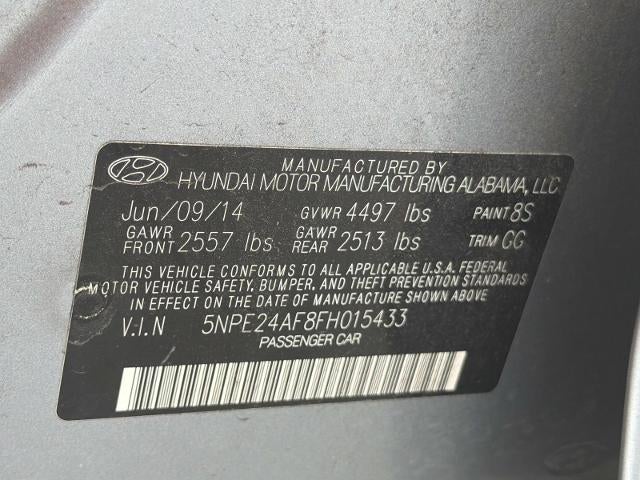 2015 Hyundai Sonata 2.4L SE