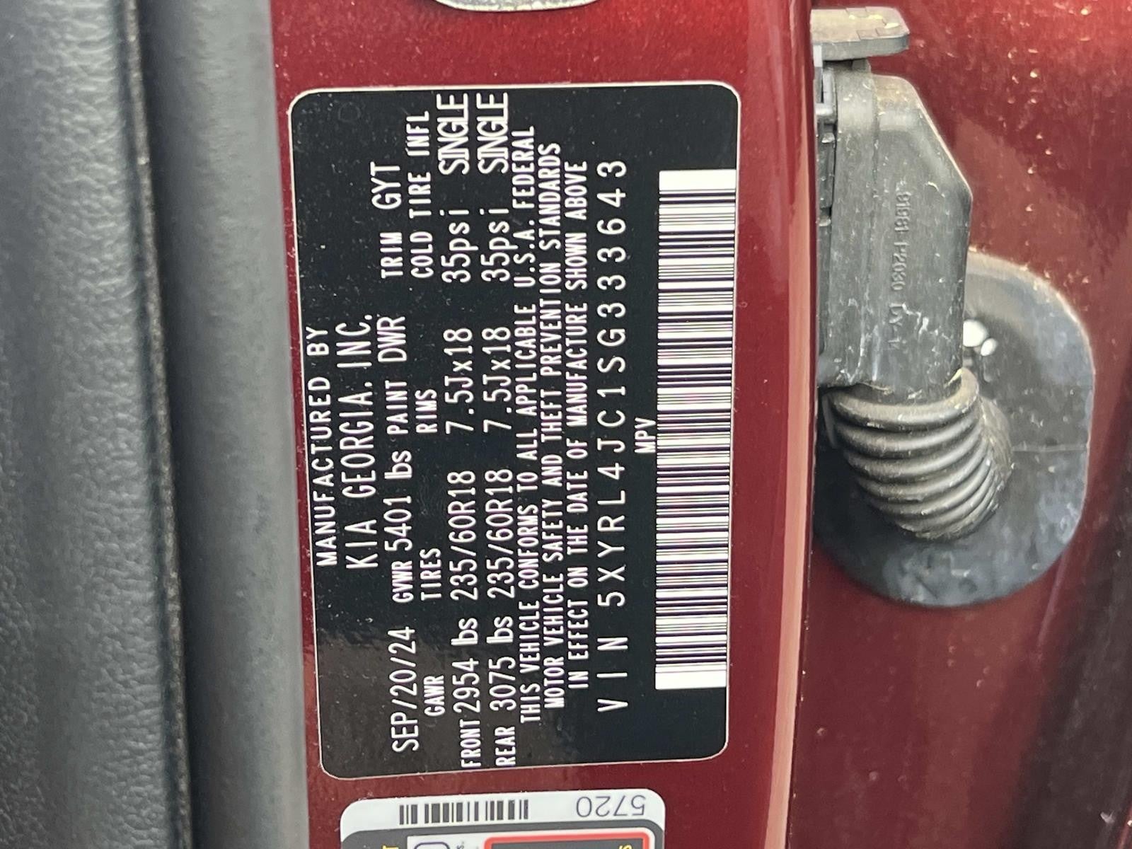 2025 Kia Sorento S