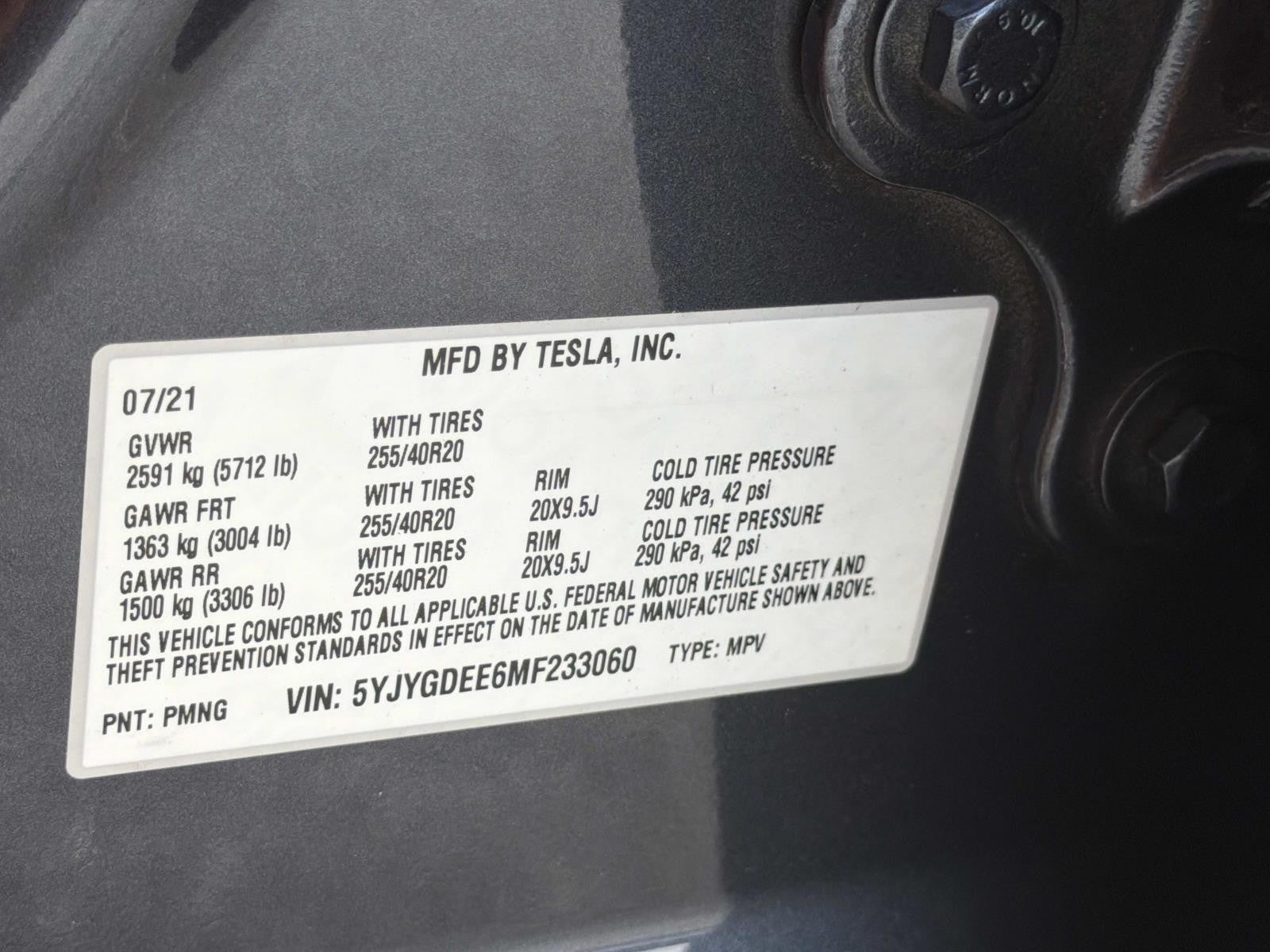 2021 Tesla Model Y Long Range