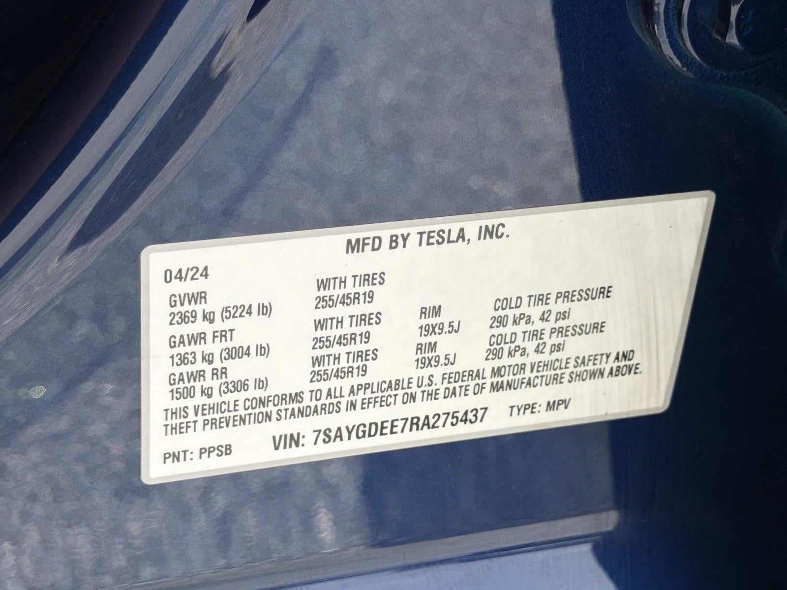 2024 Tesla Model Y Long Range