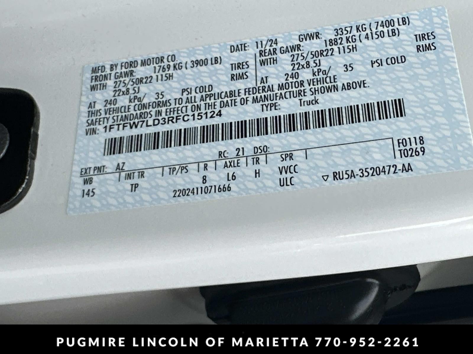 2024 Ford F-150 Platinum