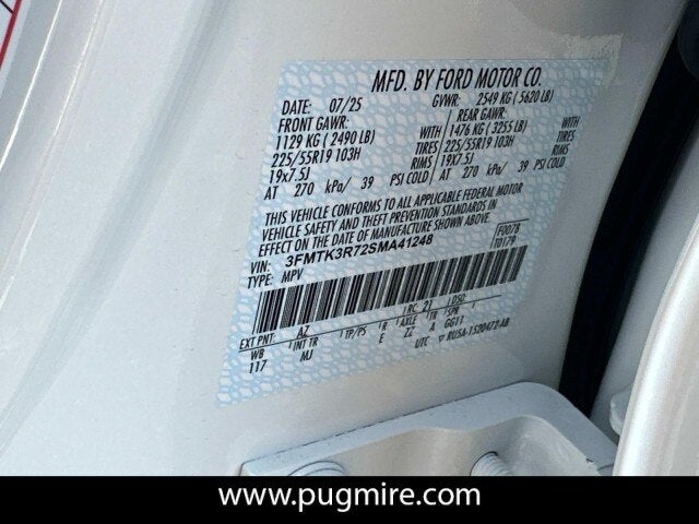 2025 Ford Mustang Mach-E PREMIUM RWD