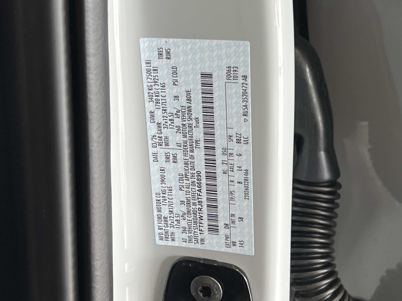 2026 Ford F-150 RAPTOR 4WD SUPERCREW 5.5'