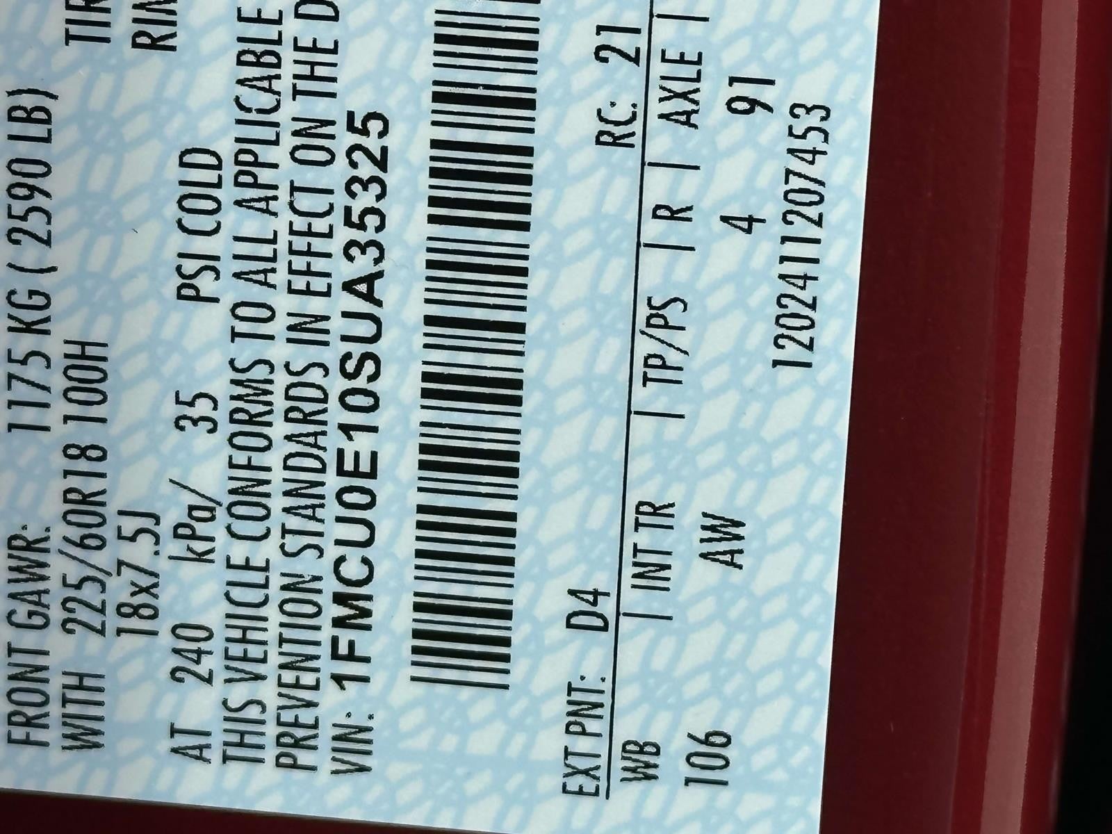 2025 Ford Escape PHEV FWD