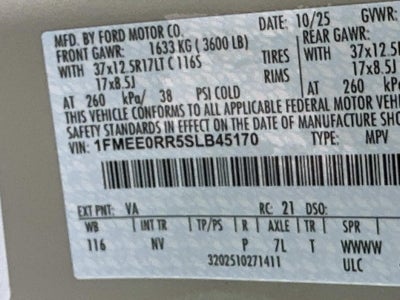 2025 Ford Bronco RAPTOR 4 DOOR ADVANCED 4X