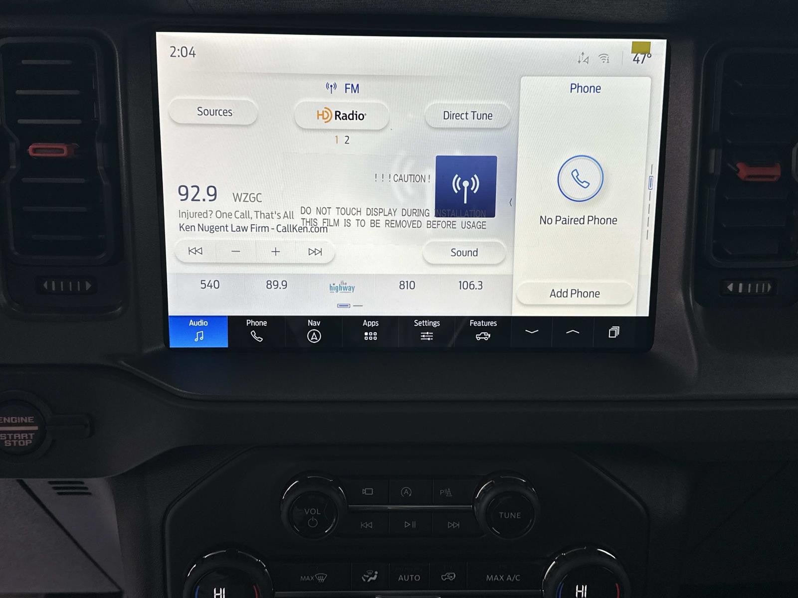 2025 Ford Bronco RAPTOR 4 DOOR ADVANCED 4X