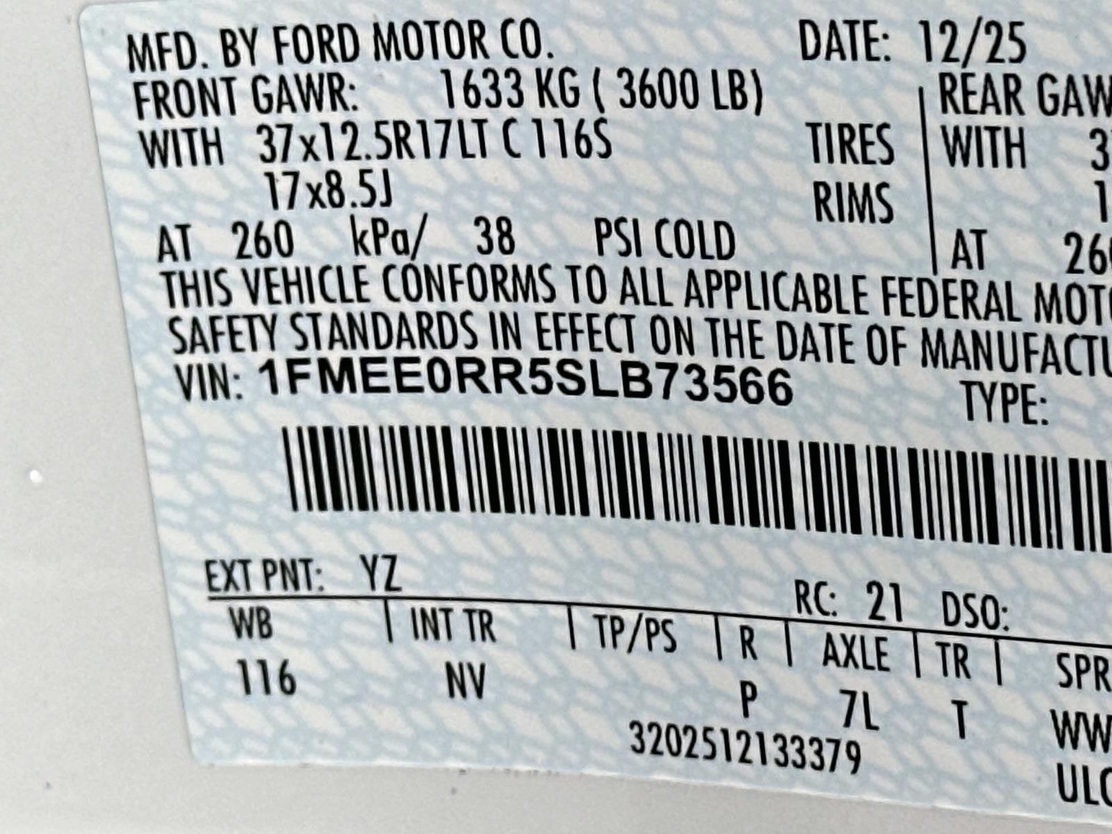 2025 Ford Bronco RAPTOR 4 DOOR ADVANCED 4X