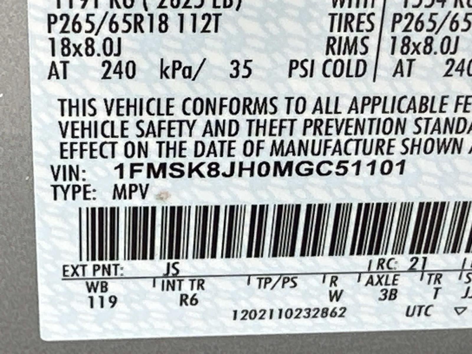 2021 Ford Explorer TIMBERLINE