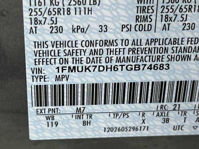 2026 Ford Explorer ACTIVE W/200A PKG RWD