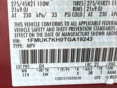 2026 Ford Explorer ST-LINE RWD