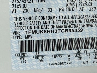 2026 Ford Explorer PLATINUM 4WD