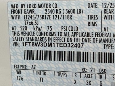 2026 Ford Super Duty F-350 DRW PLATINUM 4WD CREW CAB 8'