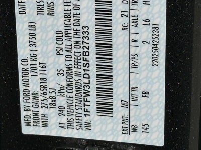 2025 Ford F-150 XLT 4WD SUPERCREW 5.5' BO