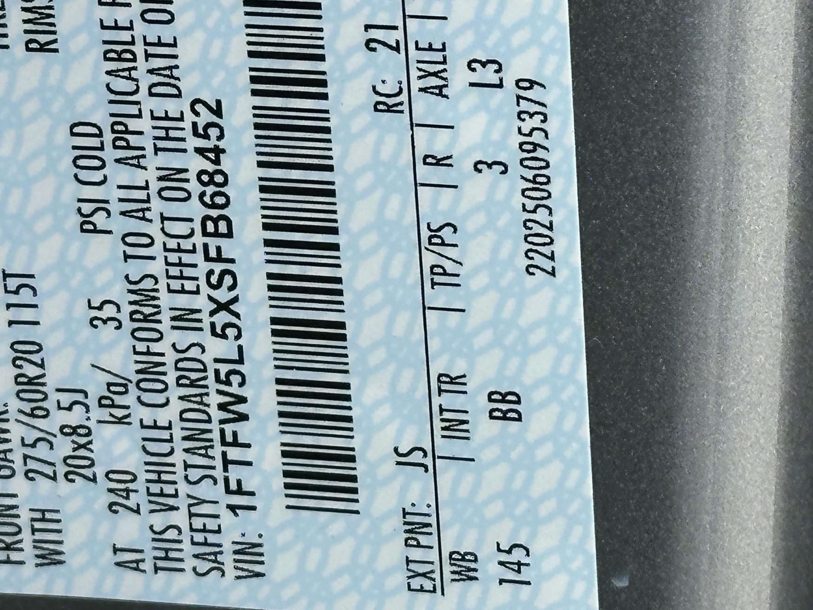 2025 Ford F-150 LARIAT 4WD SUPERCREW 5.5'