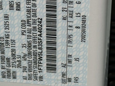 2025 Ford F-150 LARIAT 4WD SUPERCREW 5.5'