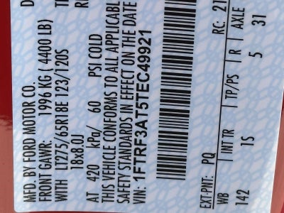 2026 Ford Super Duty F-350 SRW XL 2WD REG CAB 8' BOX