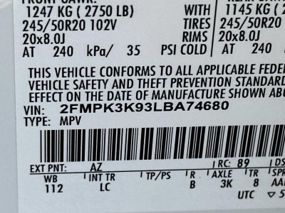 2020 Ford Edge TITANIUM FWD