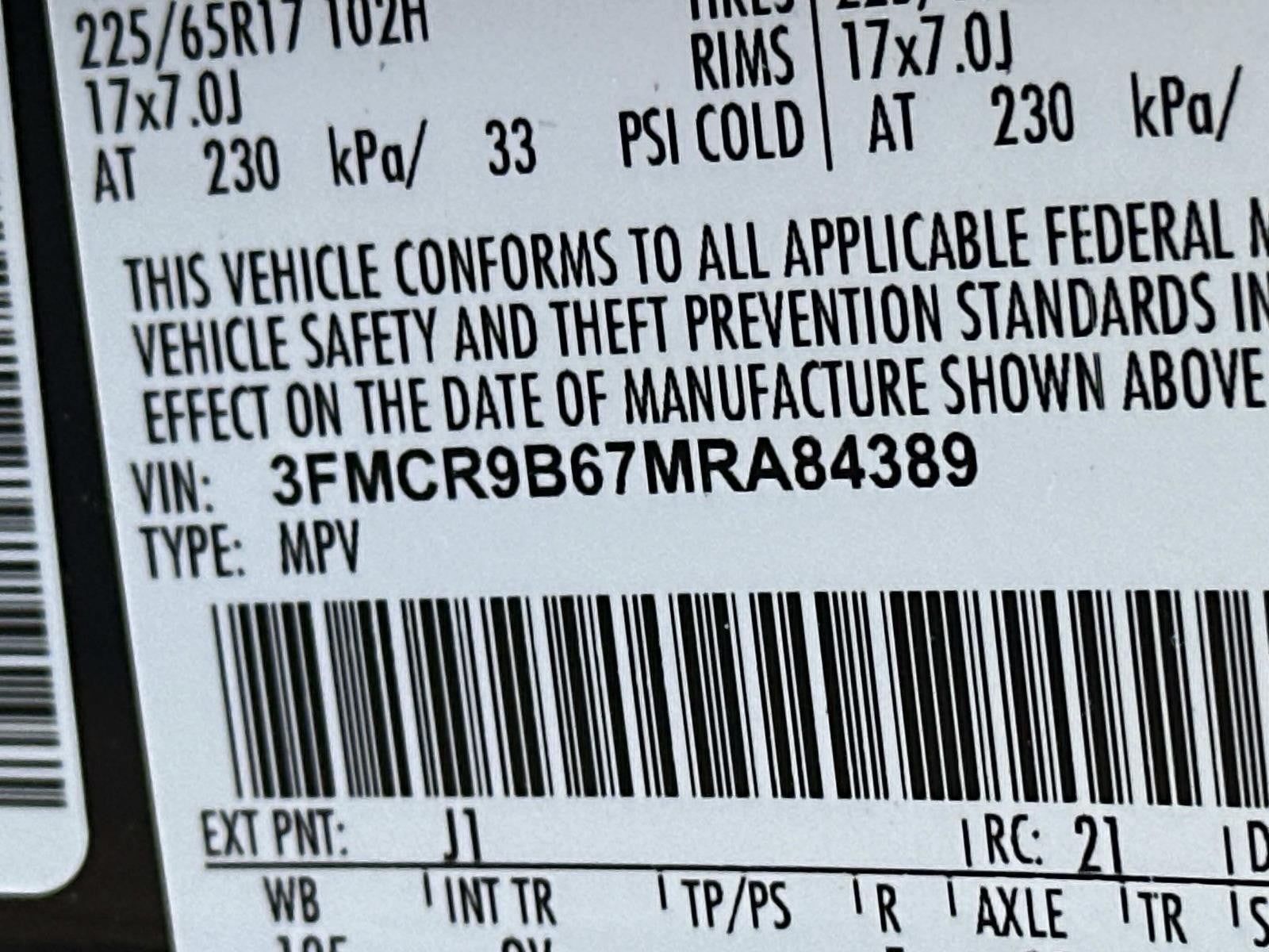 2021 Ford Bronco Sport BIG BEND 4X4