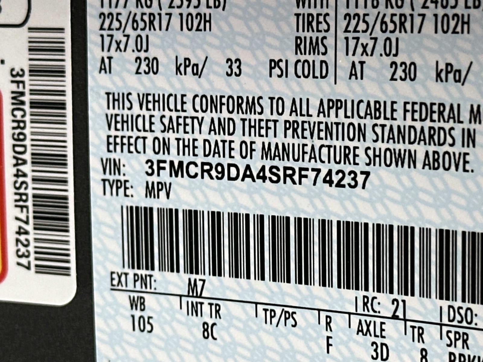 2025 Ford Bronco Sport BADLANDS 4X4